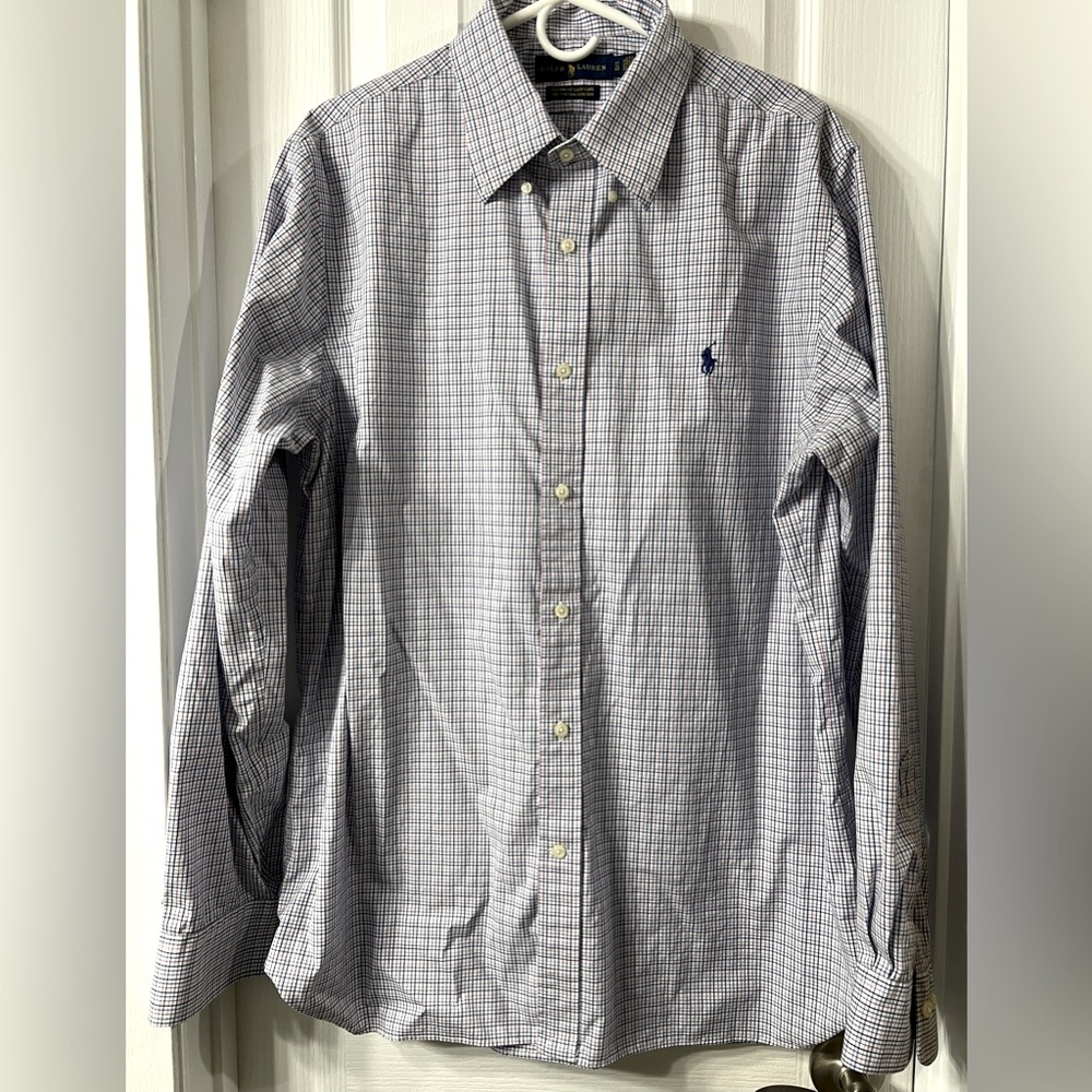 Men’s Polo Ralph Lauren Custom Fit Checked Oxford Shirt